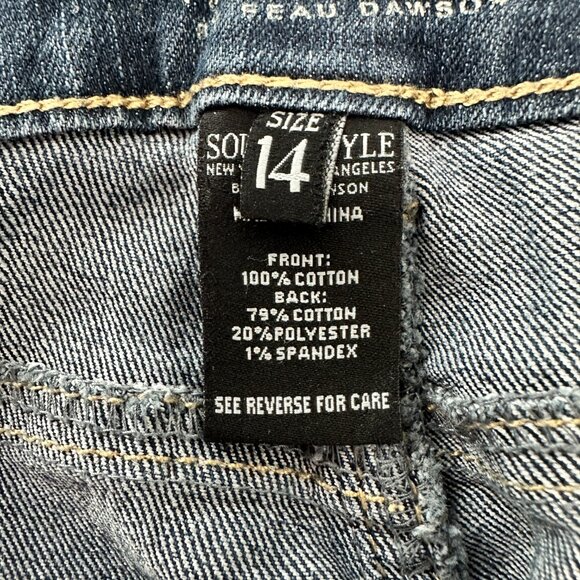 Sound Style Fifth Avenue Distressed Slim Fit Comfort Zone Women's size 14 Jeans - Picture 4 of 5